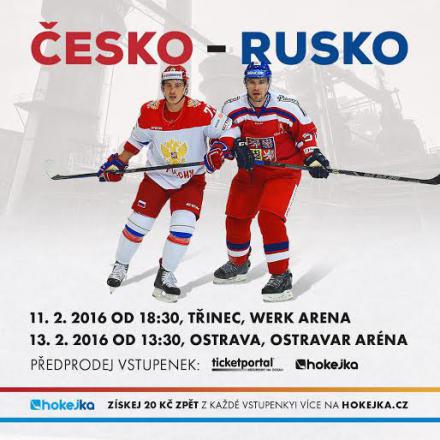 ČR - Rusko (Euro Hockey Tour)