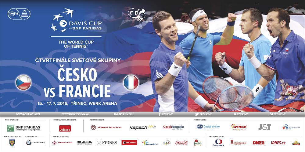 Davis Cup 2016: Česko vs. Francie